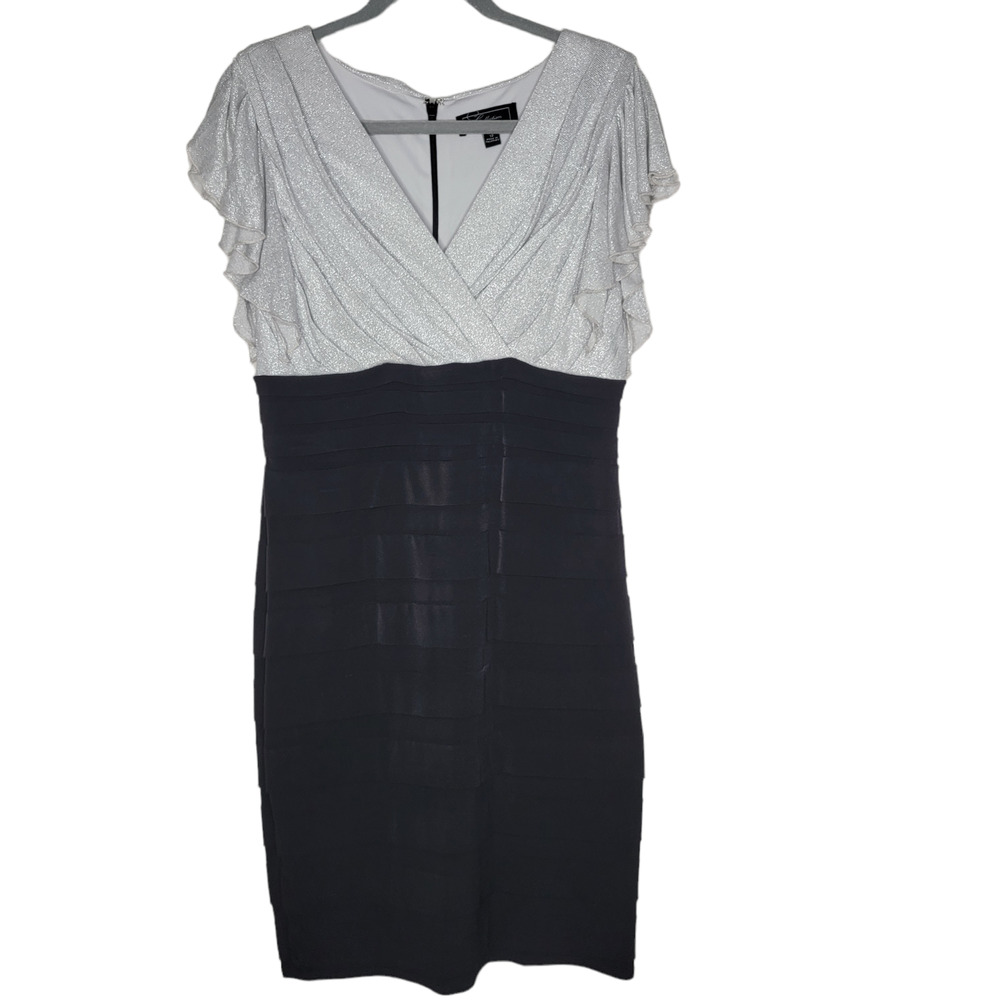 Elegant Two-Tone Dress